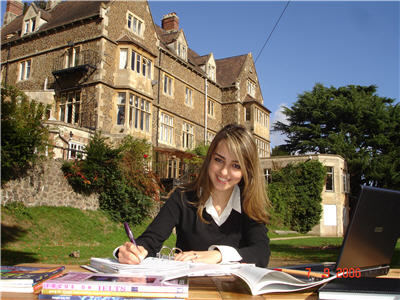 Estudiante al sol