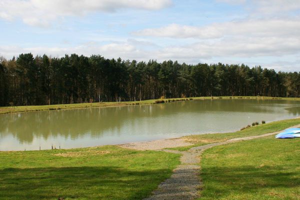 Lago privado del colegio